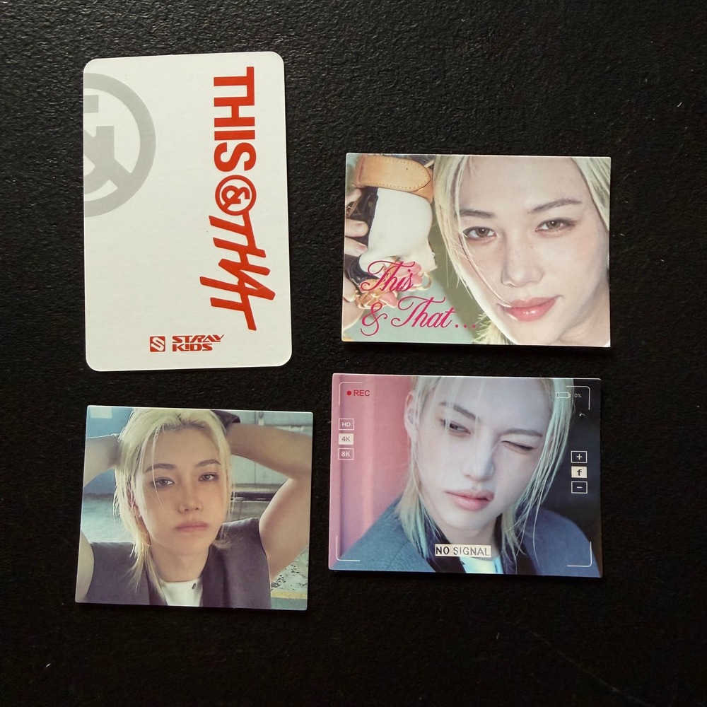 STRAY KIDS FELIX This & That Photocard & Sticker Set - Picture 2 of 2